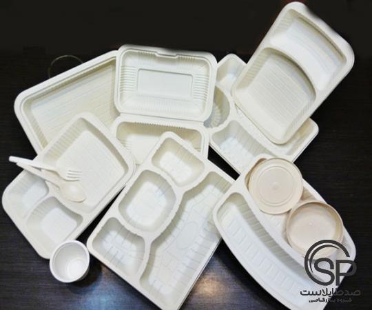 مراکز پخش ظروف یکبار مصرف پلاستیکی ساده